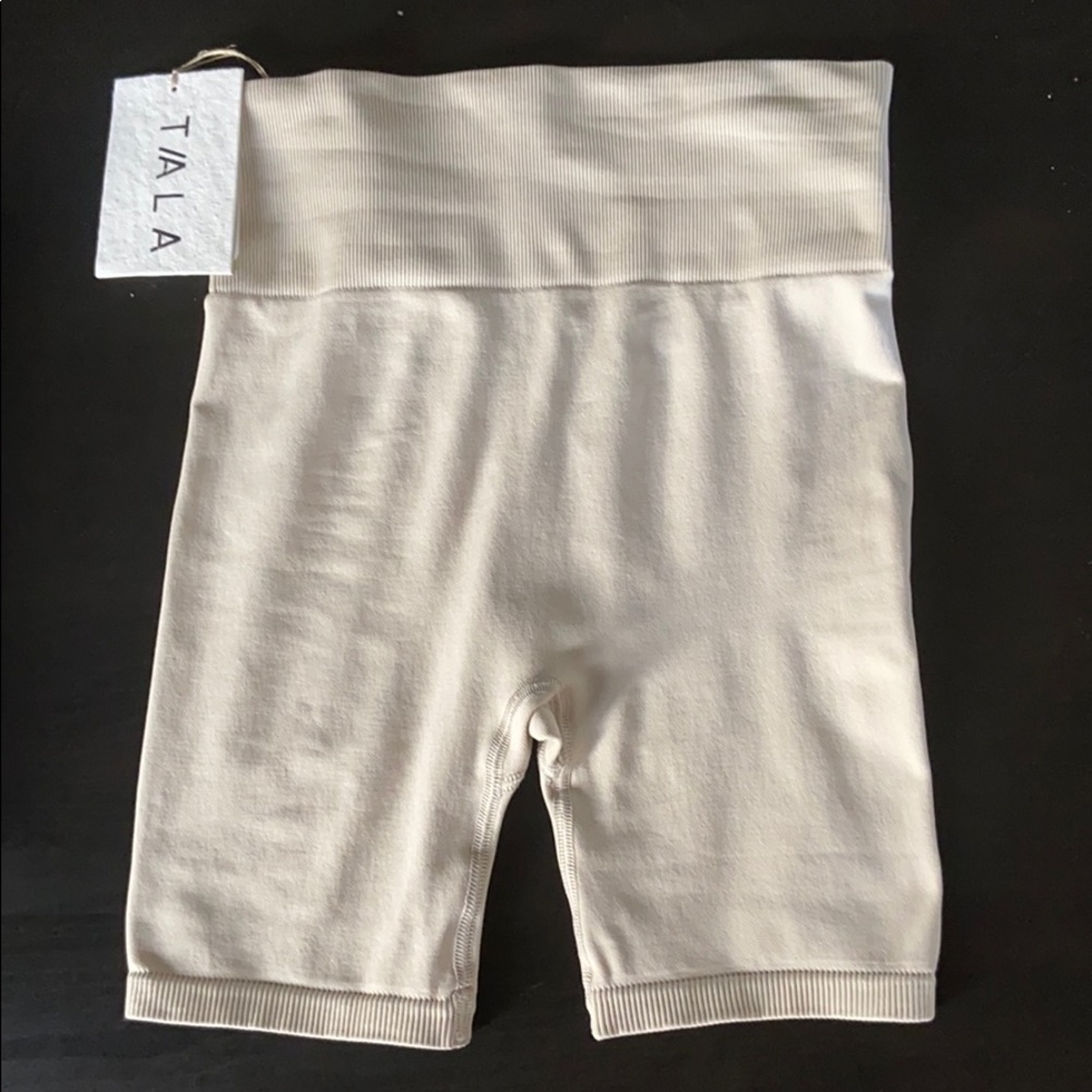 Tala Hosta biker shorts in chai ( we are tala)